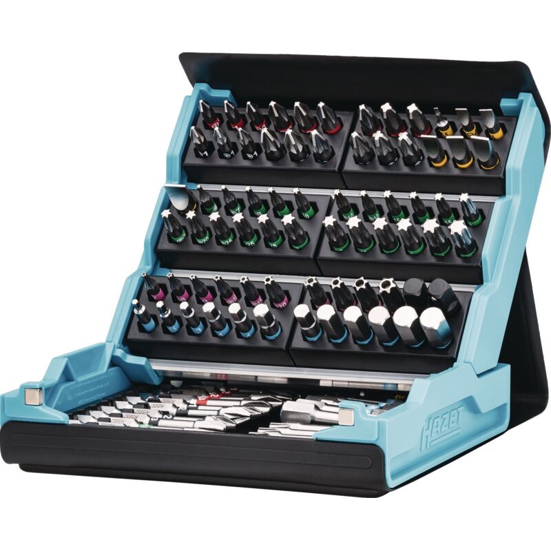 foto del prodotto 2200sc 3 kit inserti 96 parti taglio, croce phillips, croce pozidriv, brugola interna, torx interno, torx antiman hazet