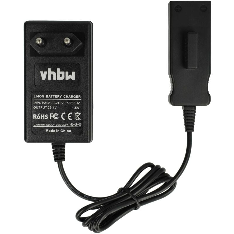 foto del prodotto 220v alimentatore caricabatterie cavo compatibile con utensile batteria gardena 04025 20, 8838 vhbw