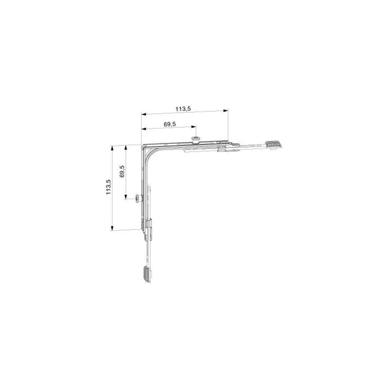 foto del prodotto 222202 mm 222202 raccordo angolare 2 is, argento maco