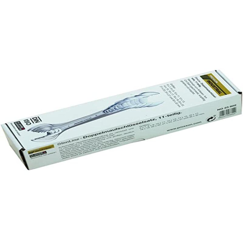 foto del prodotto 2223802 - caja 11 llaves fijas planas - proxxon