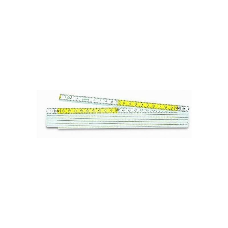 foto del prodotto 23080 bosso laccato, 2m, bianco giallo metrica