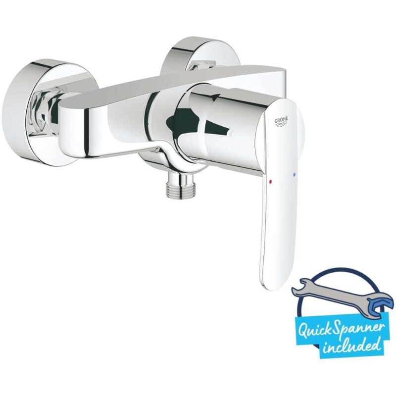 foto del prodotto 23208000 miscelatore monocomando esterno per doccia, grigio cromo - grohe