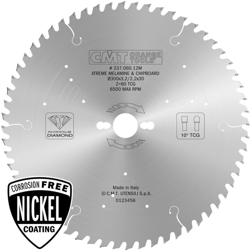 foto del prodotto 237.048.10m lama dente trapezoidale dp 250x3.2 2.2x30 z48 tcg