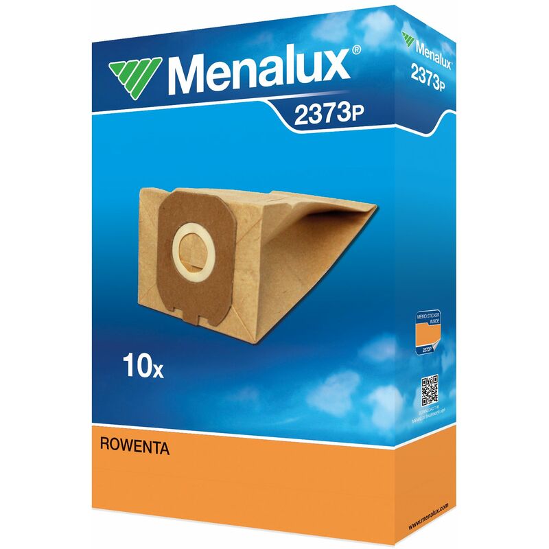 foto del prodotto 2373p sacchetti per aspirapolveri rowenta, carta, confezione da 10 menalux