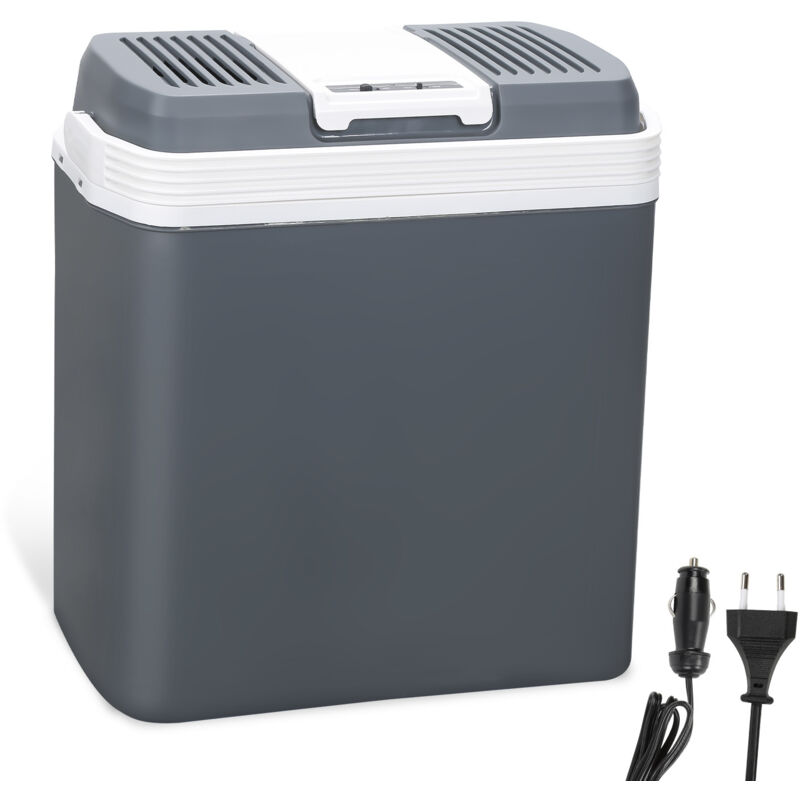 foto del prodotto 24 l cool box raffreddatore elettrico scaldino termoelettrico a rete modalit eco 12 230 v per auto e presa di corrente swanew