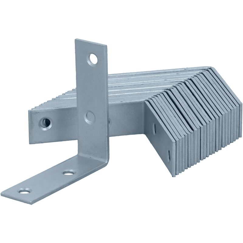 foto del prodotto 24 pezzi angolari a sedia 60x60x18 mm connettore galvanizzato blu senza cromo vi sostegni ad angolo per mobili con protezione corrosiva