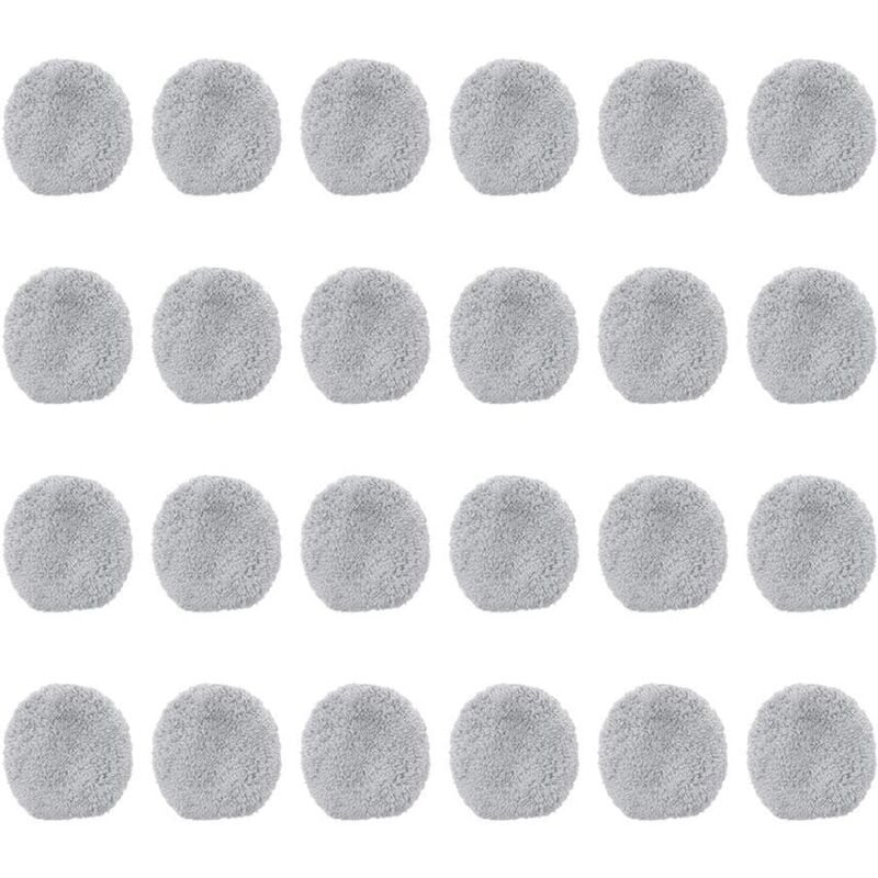 foto del prodotto 24 pezzi di panno per la pulizia dei vetri, parti per aspirapolvere robot, panno per la pulizia dei vetri ...
