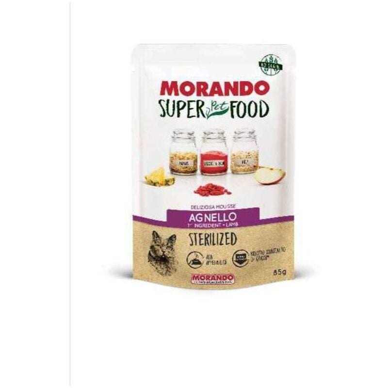 foto del prodotto 24 x morando superfood adult mousse agnello 85 gr