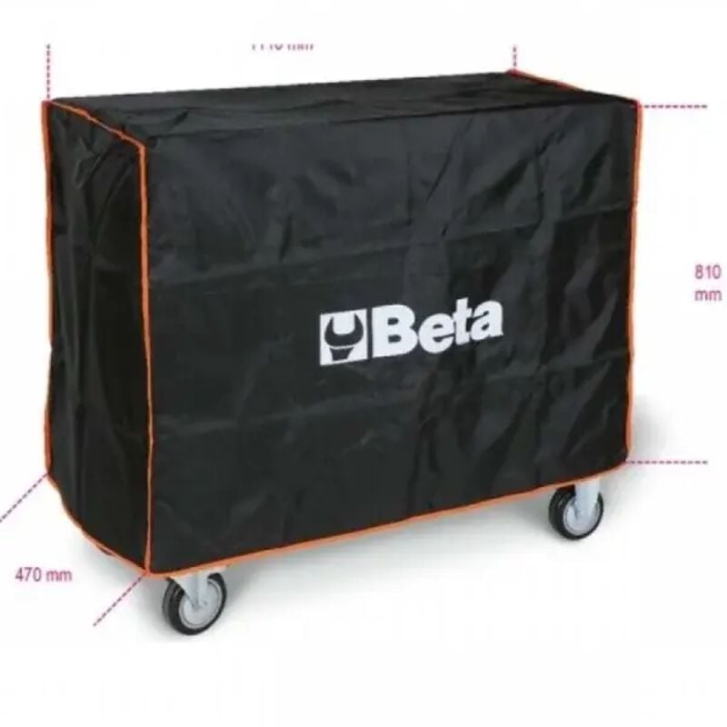 foto del prodotto 2400 cover protezione in nylon per cassettiera c24sa xl beta