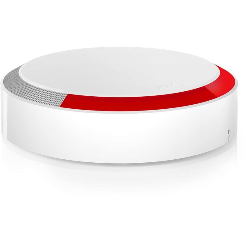 foto del prodotto 2401491 sirena esterna wireless, con allarme antifurto da 112 db e lampeggiante, bianco somfy