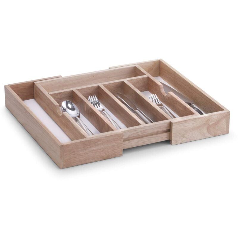 foto del prodotto 24046 cassetto estensibile per posate, in caucci e melaminico, 31,5 50 x 38 x 6 cm zeller