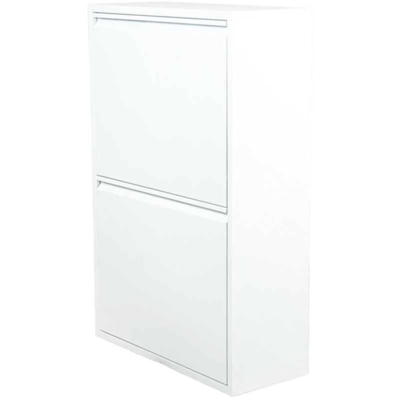 foto del prodotto mobileco 4 secchi 18 litri lamiera bianca, 60x93x25 cm