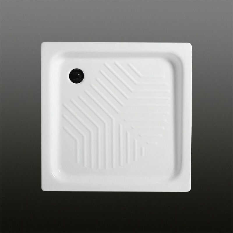 foto del prodotto kiamami valentina piatto doccia in ceramica quadrato da 80x80cm antiscivolo topazio