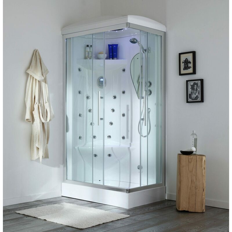 foto del prodotto cabina doccia idromassaggio 70x90 sinistra iride