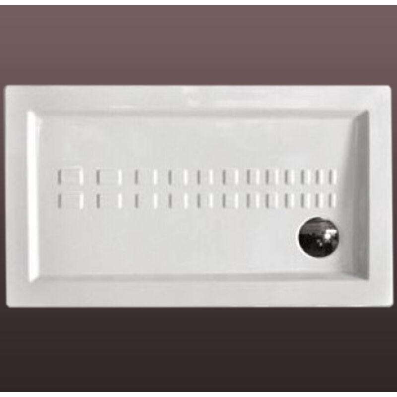 foto del prodotto kiamami valentina piatto doccia ceramica 70x120 tradizionale filo pavimento linea