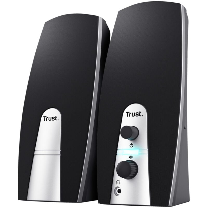 foto del prodotto 24660 altoparlanti pc 2.0 5w rms usb cablati nero per computer e laptop trust