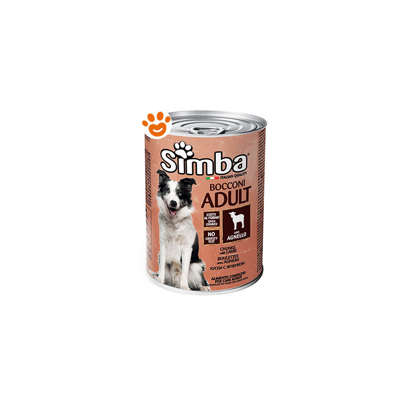 foto del prodotto simba dog adult agnello simba dog adult agnello lattina da 1230 gr monge