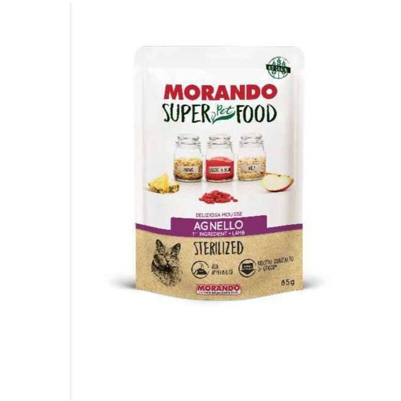foto del prodotto 24pz morando superfood adult mousse agnello 85 gr