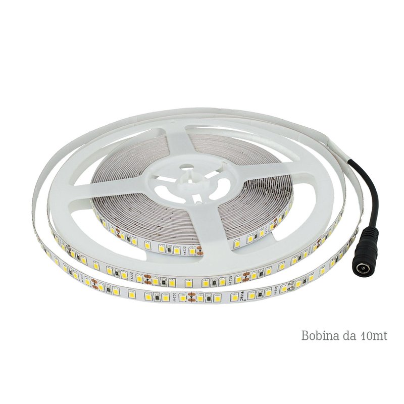 foto del prodotto 24v bobina led da 10 metri ip20 4000k 7,2w m 1200 smd 2835 600 lm m sku 212623