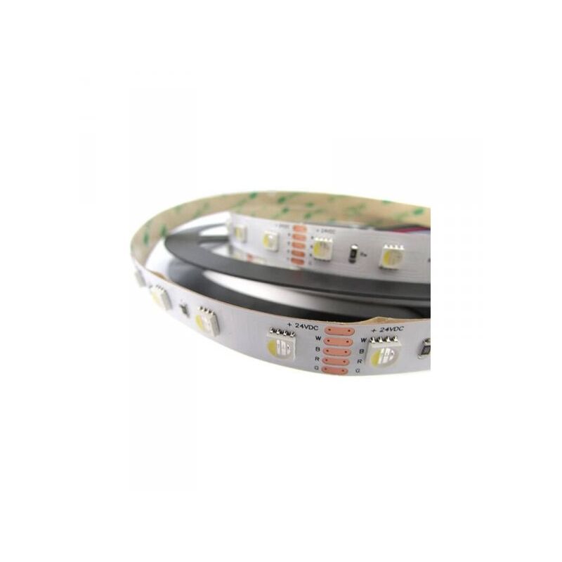 foto del prodotto 24v bobina led rgbw freddo rgb cw 30w m 300 smd 5 metri ip20