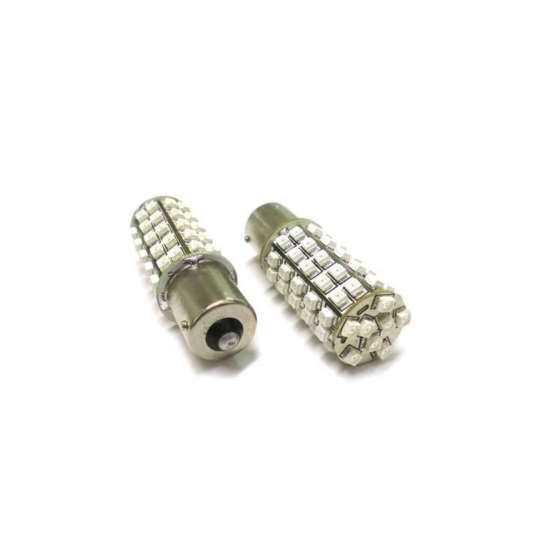 foto del prodotto 24v lampada led ba15s 1156 s25 68 smd arancione luci frecce camion
