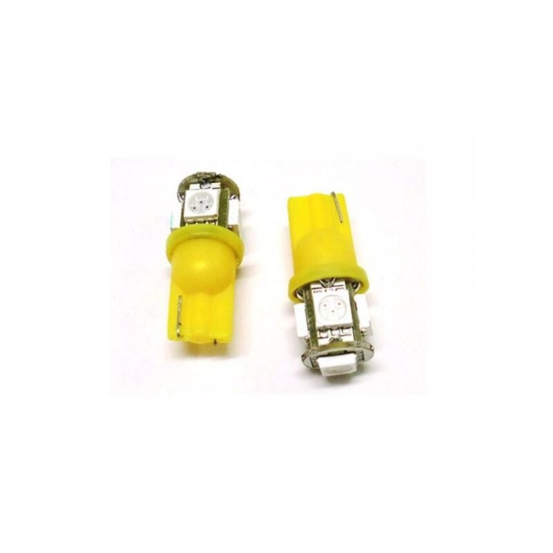 foto del prodotto 24v lampada led t10 w5w 5 smd arancione x freccia lateraie camion