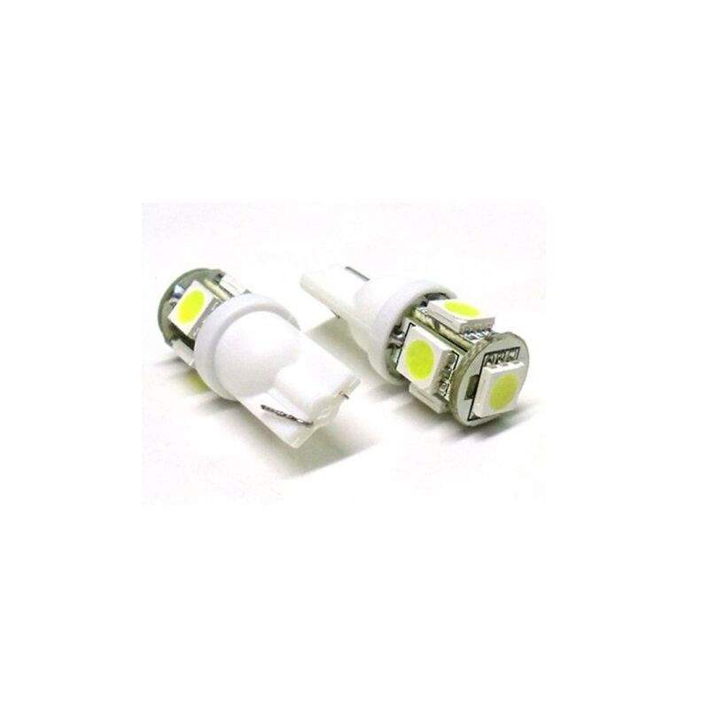 foto del prodotto 24v lampada led t10 w5w 5 smd bianco luci posizione camion