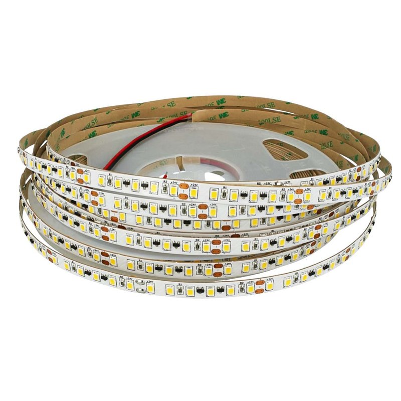 foto del prodotto 24v striscia led corrente costante da 15 metri ip20 6000k cri 90 12w m 100lm w passo 8mm