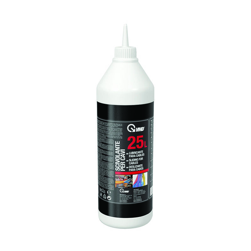 foto del prodotto 25 l lubrificante passacavi liquido lt.1 lt.1 in flacone vmd