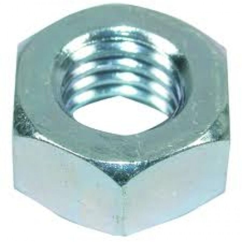 foto del prodotto 25 pz dado dadi zincato mm 8 m8 vite bullone minuteria carpentiere bullone