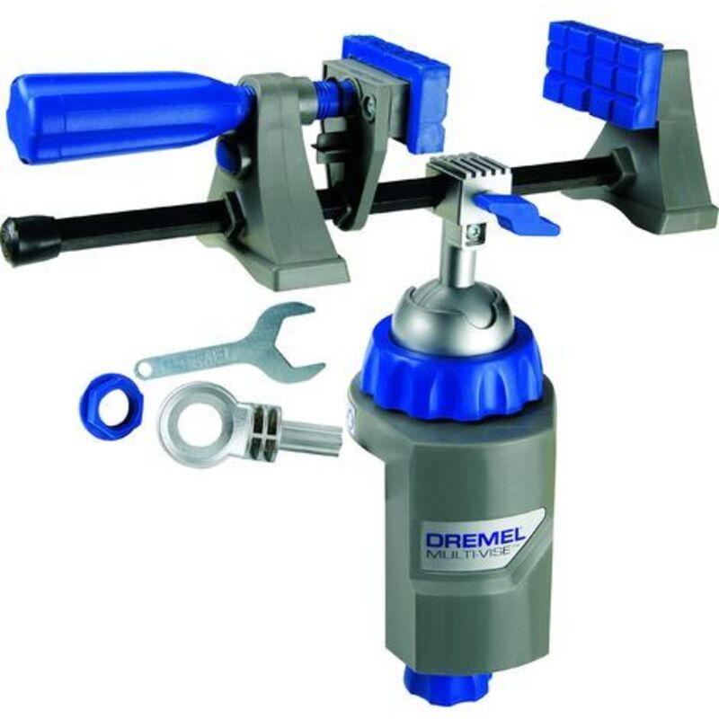 foto del prodotto 2500 complemento morsa multi-vise 3-in-1- morsa fissa, morsetto non integrato e supporto utensile classe di efficienza energetica a - dremel