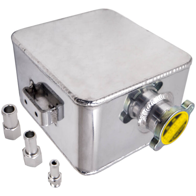 foto del prodotto 2500ml alluminio universale 2.5l serbatoio di espansione acqua refrigerante