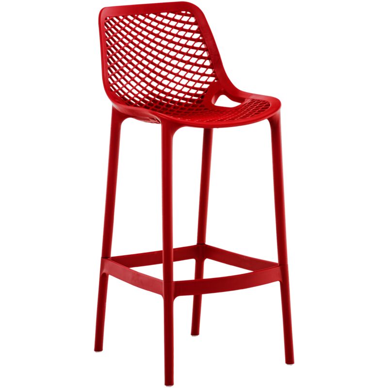 foto del prodotto sgabello outdoor air rosso