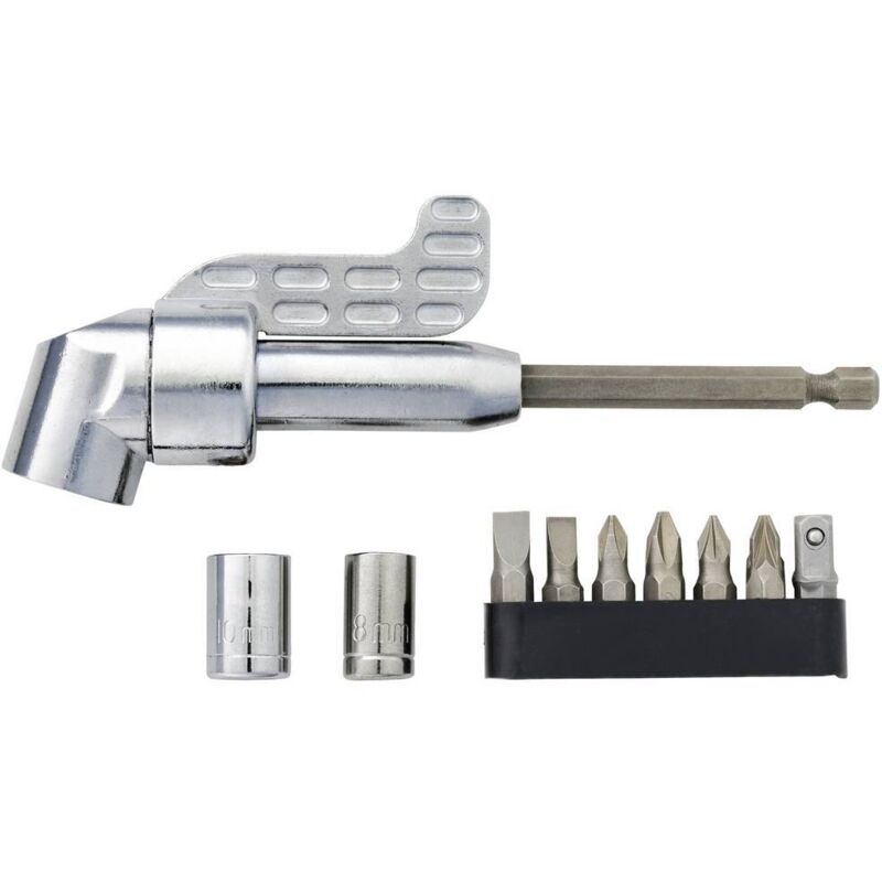 foto del prodotto 2521675 accessorio avvitatore angolare lunghezza 135 mm azionamento 1 4 6,3 mm 128 cm toolcraft