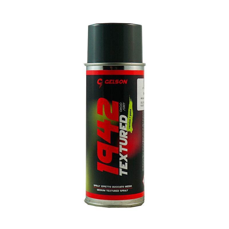 foto del prodotto 25302 1942 vernice text spray grigia 400 ml gelson