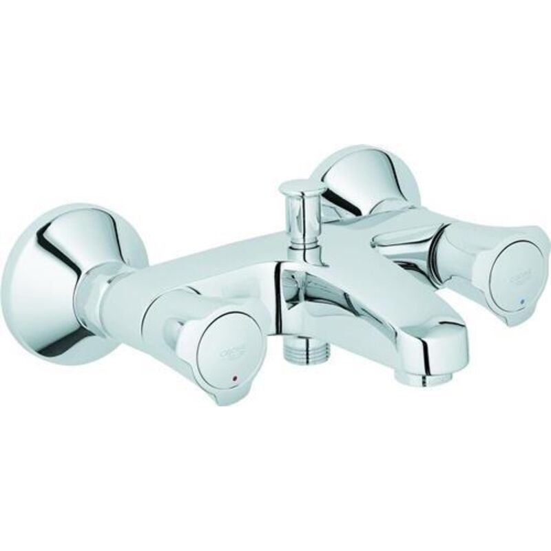 foto del prodotto 25450001 adria batteria esterna per vasca doccia senza manopola doccia, cromo grohe