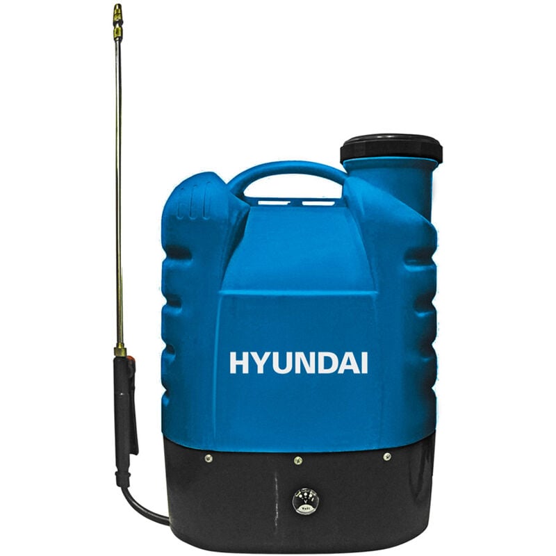 foto del prodotto 25920 pompa irroratrice a spalla 16 l a batteria 12 v hyundai