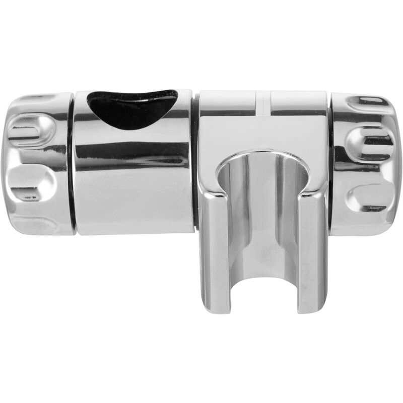 foto del prodotto 25mm chrome shower head holder with clasps for 25mm shower bar