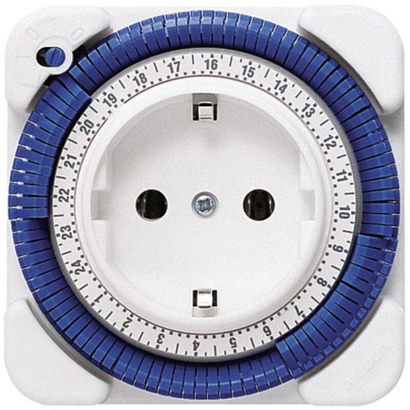 foto del prodotto 260030 timer a spina analogico analogico giornaliero 3500 w ip20 theben