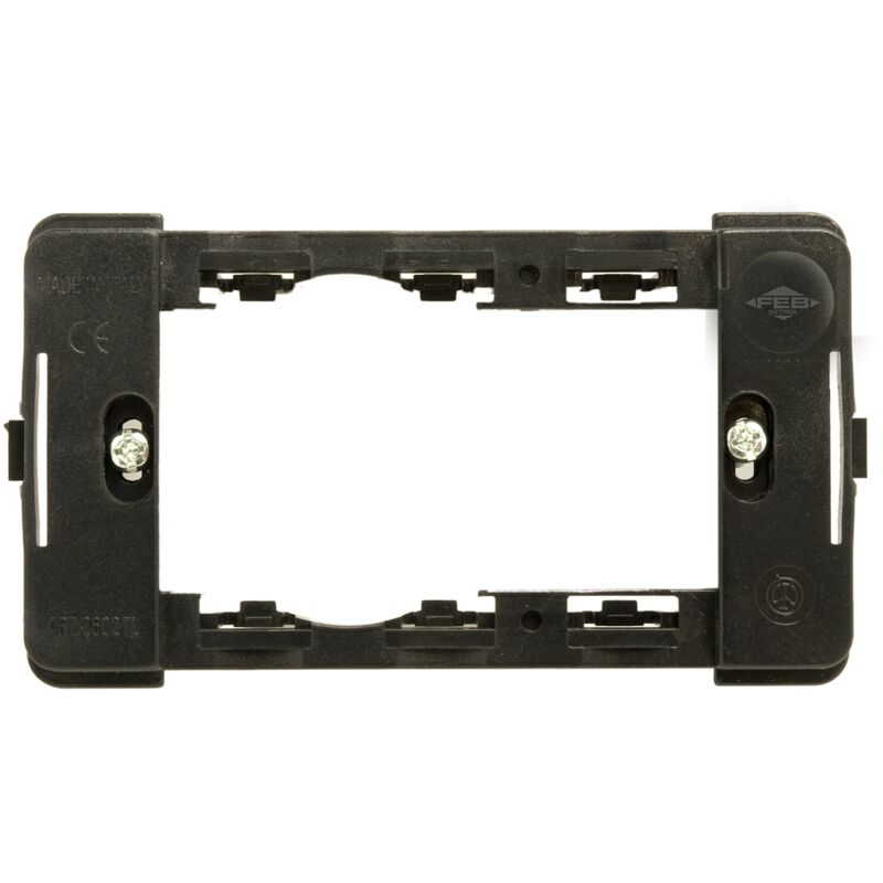 foto del prodotto 2602 tl supporto unel 1 posto tl, nero feb
