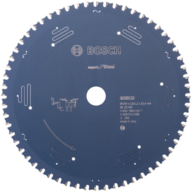 foto del prodotto 2608643059 de lama circolare 25,4 cm 1 pz i bosch