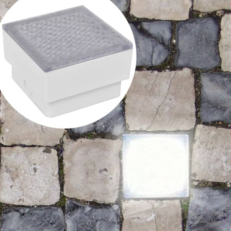 foto del prodotto vidaxl faretti led da incasso 6 pz 100x100x68 mm