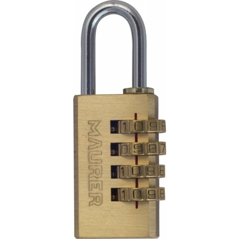 immagine 0 del prodotto lucchetto a combinazione maurer 40mm