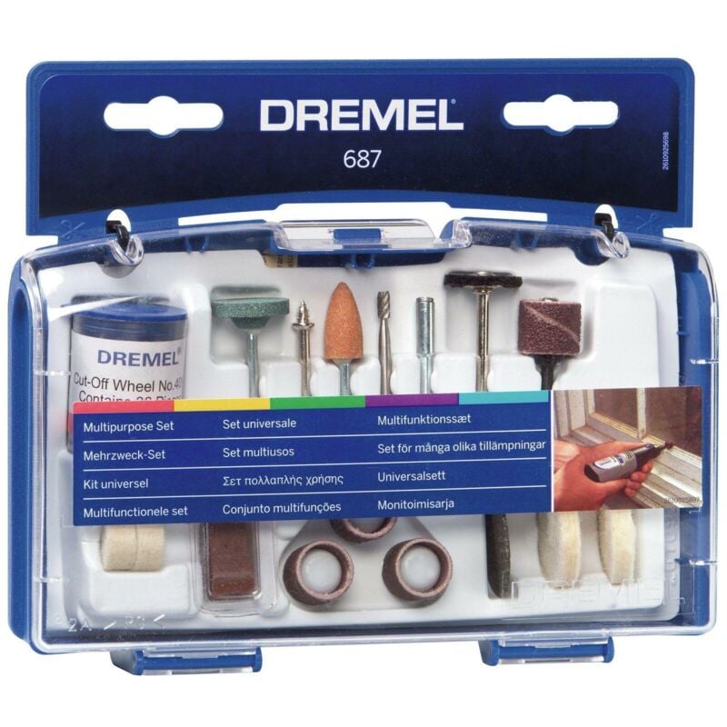 foto del prodotto 26150687ja set multiuso 687 1 kit - dremel