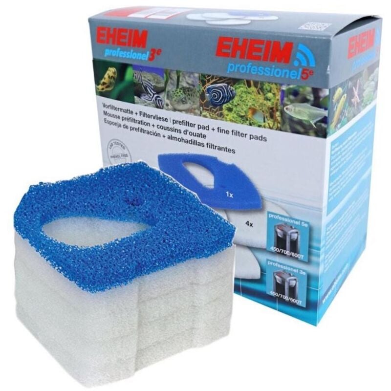 foto del prodotto 2616760 ricambio spugne 4 bianche 1blu per filtri 2076 2078 eheim