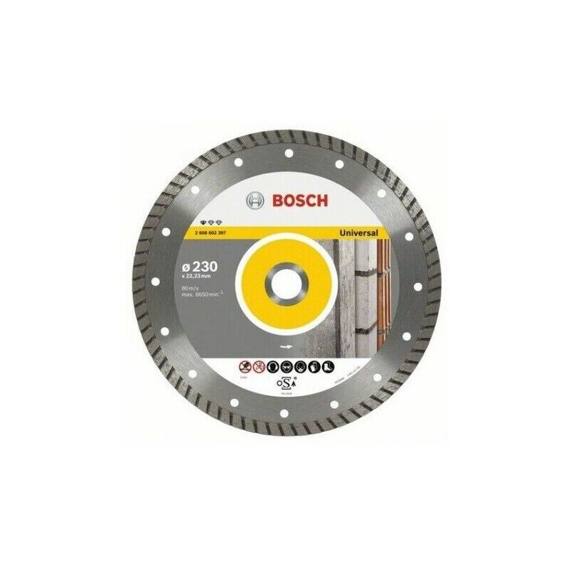 foto del prodotto bosch disco diamantato universale per smerigliatrice 230mm
