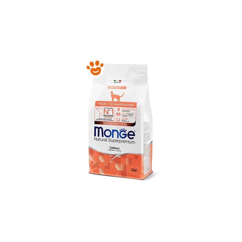 foto del prodotto cat natural superpremium adult con salmone cat natural superpremium adult con salmone sacco da 1,5 kg monge