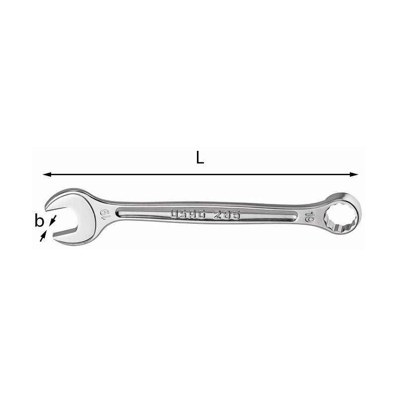 immagine 0 del prodotto usag chiave combinata 285 27 mm