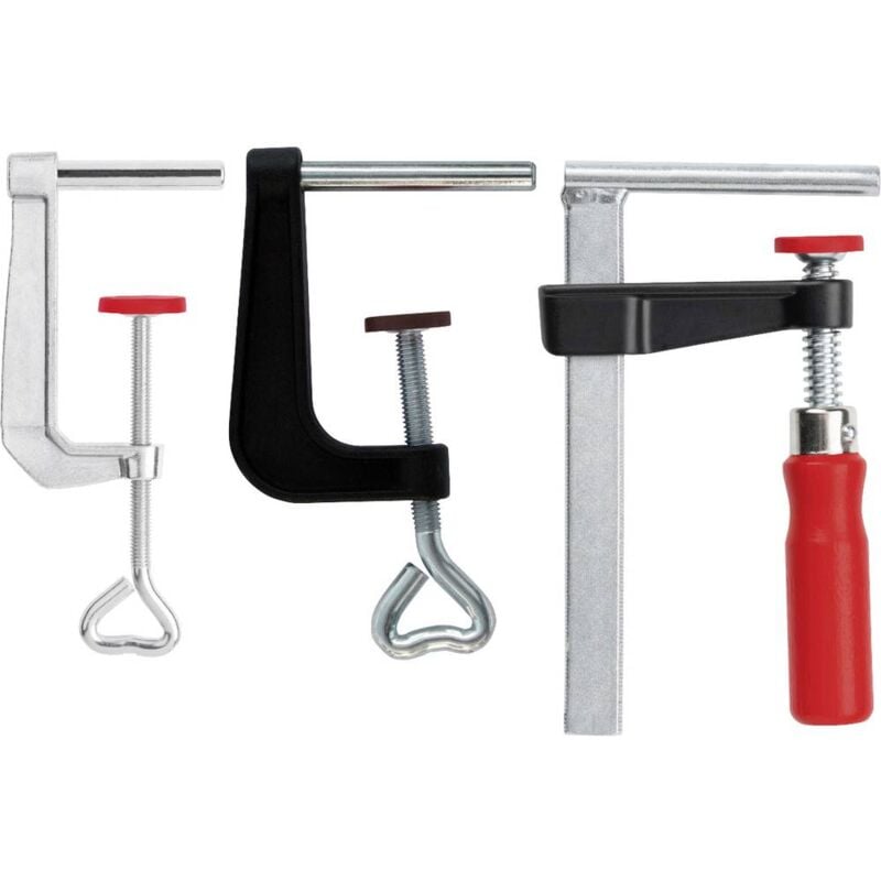foto del prodotto morsetto da banco lm10 5r8 100 50 bessey lm10 5r8 apertura max. 100 mm misura della sporgenza 50 mm