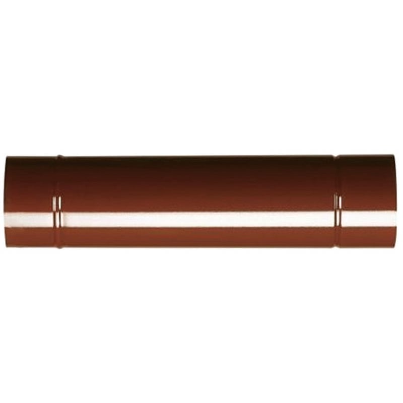 foto del prodotto tubo porcellanato per stufe a legna marrone ala smalto classic mm.140x1000h.